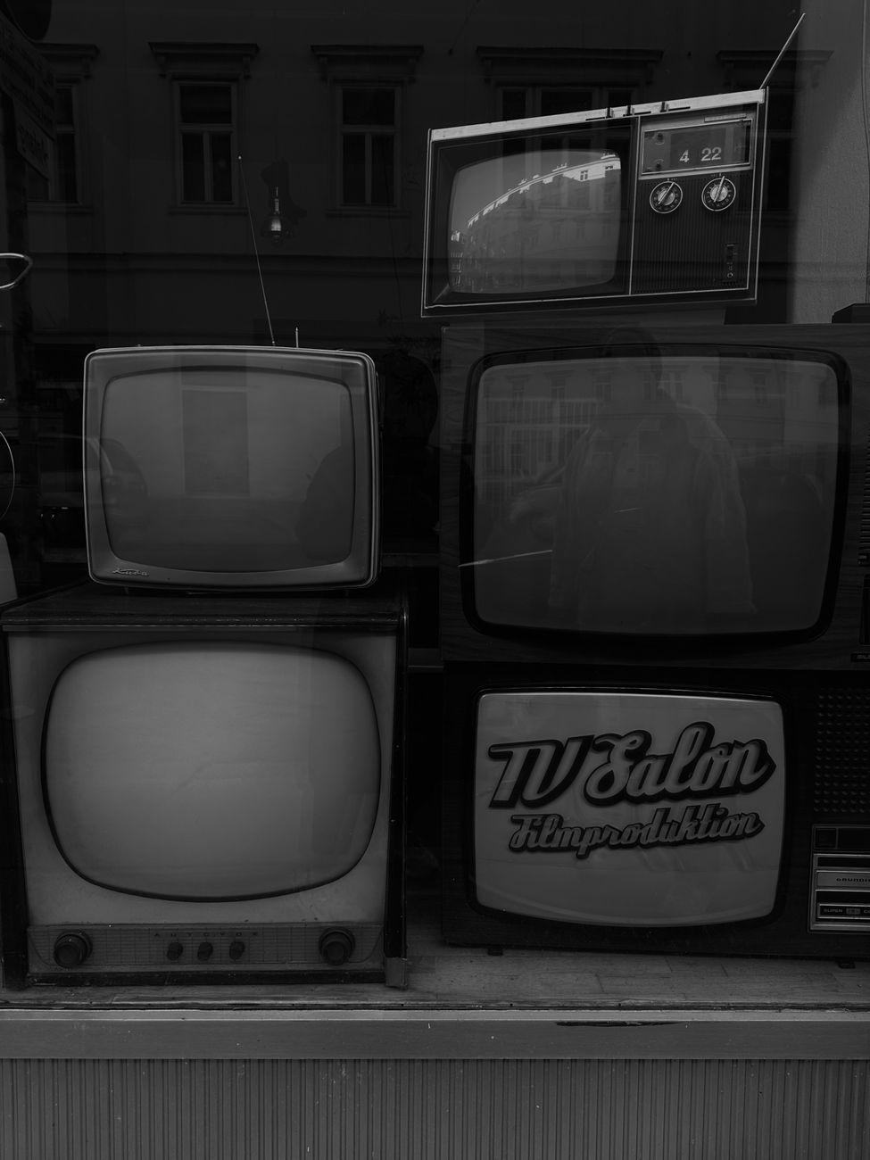 Close-up retro game setup