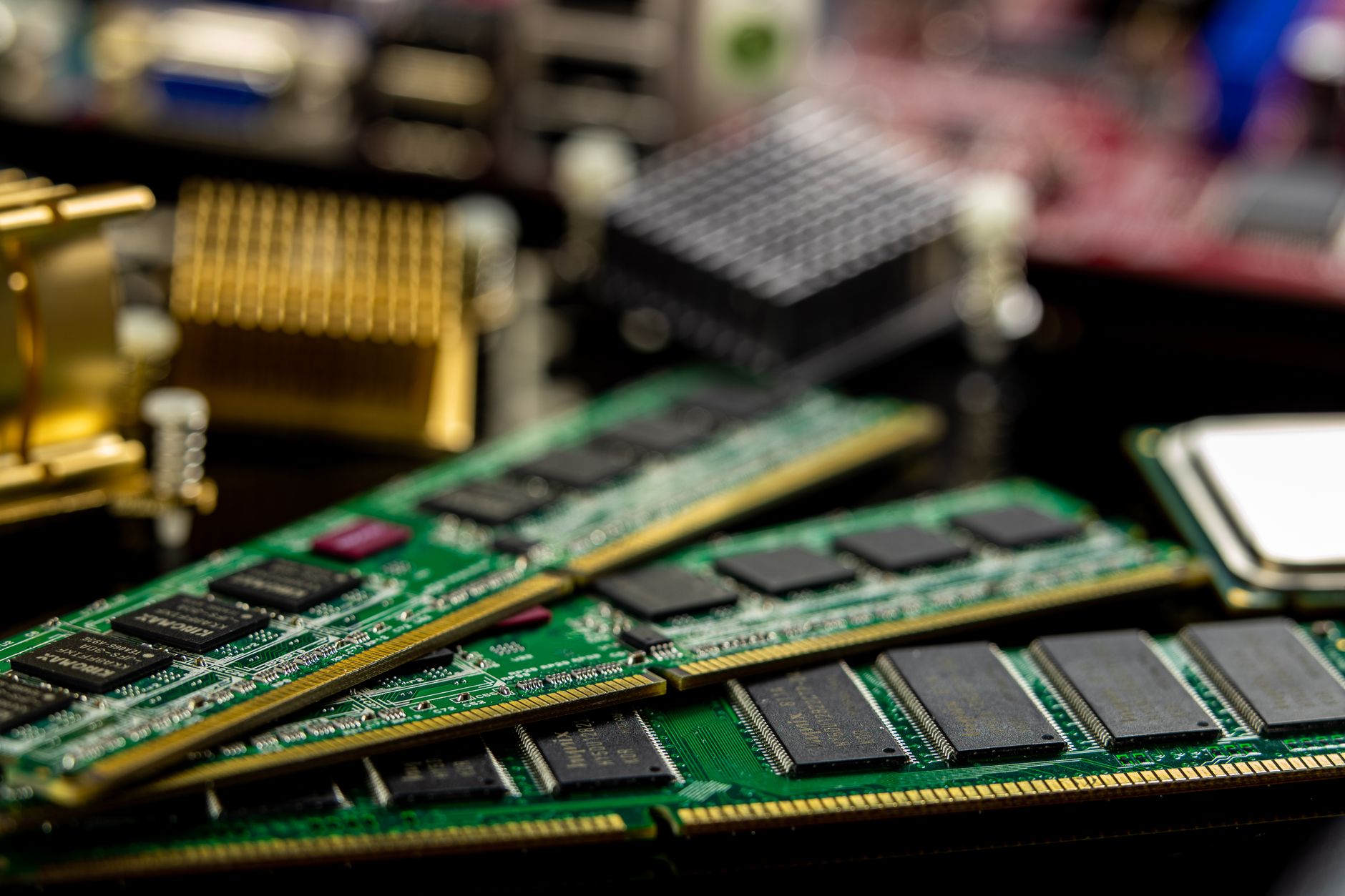 Custom gaming computer construction